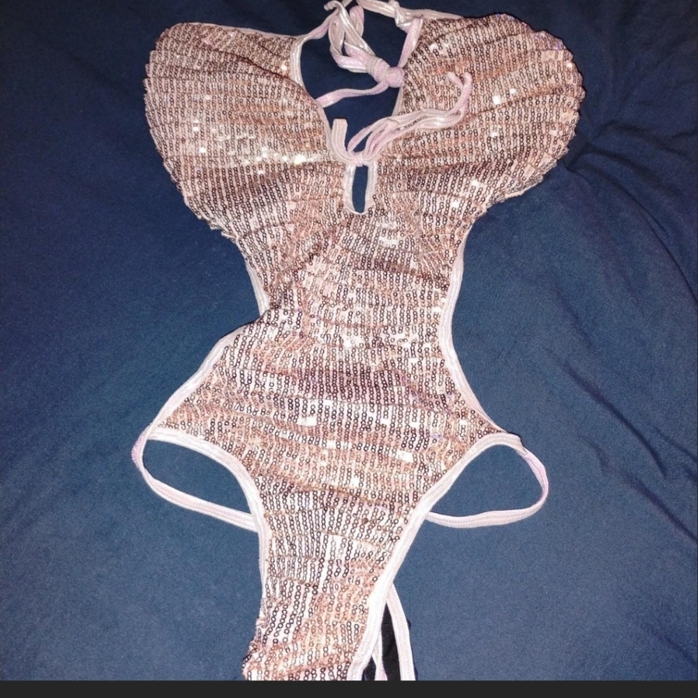 Sparkling Pink Kids One Piece
